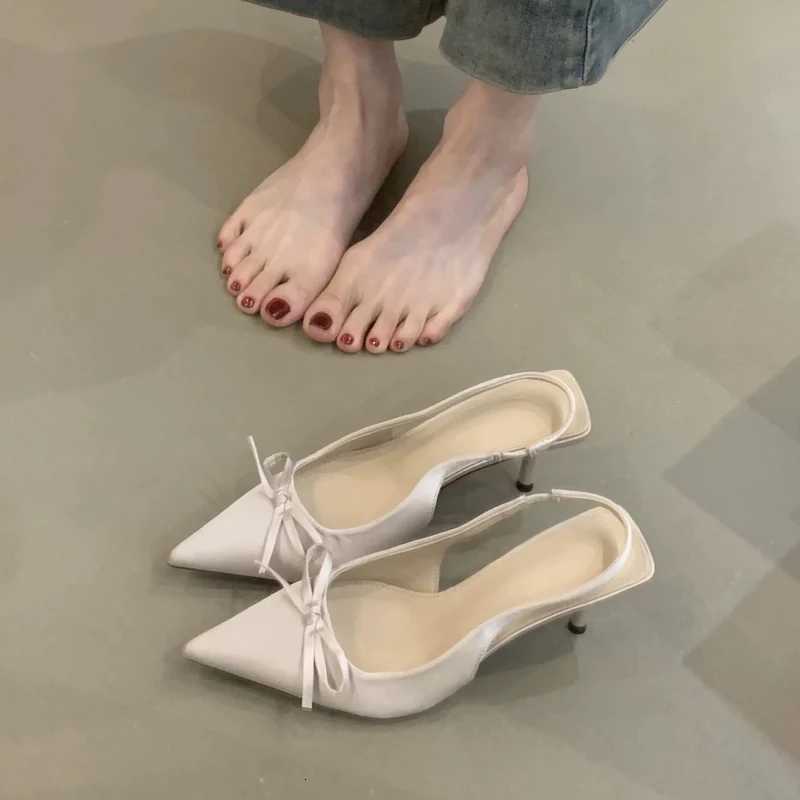 Luxury Summer High Heel Women Sandals Fashion Butterfly-knot Singbacks Pumps Elegant Stripper Party Female Sandalias Z260330