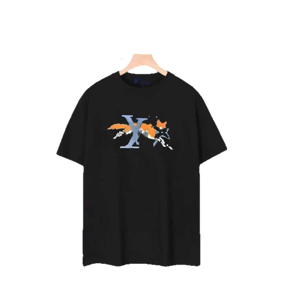 2026 new model pure cotton round-neck trendy printed short-sleeve T-shirt, unisex fashion for cross-border foreign trade