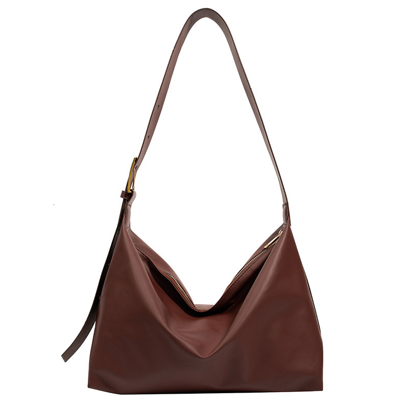 Free Shipping High Value Large-capacity women's shoulder vintage autumn and winter new cross-border textured tote bag, fashionable casual commute