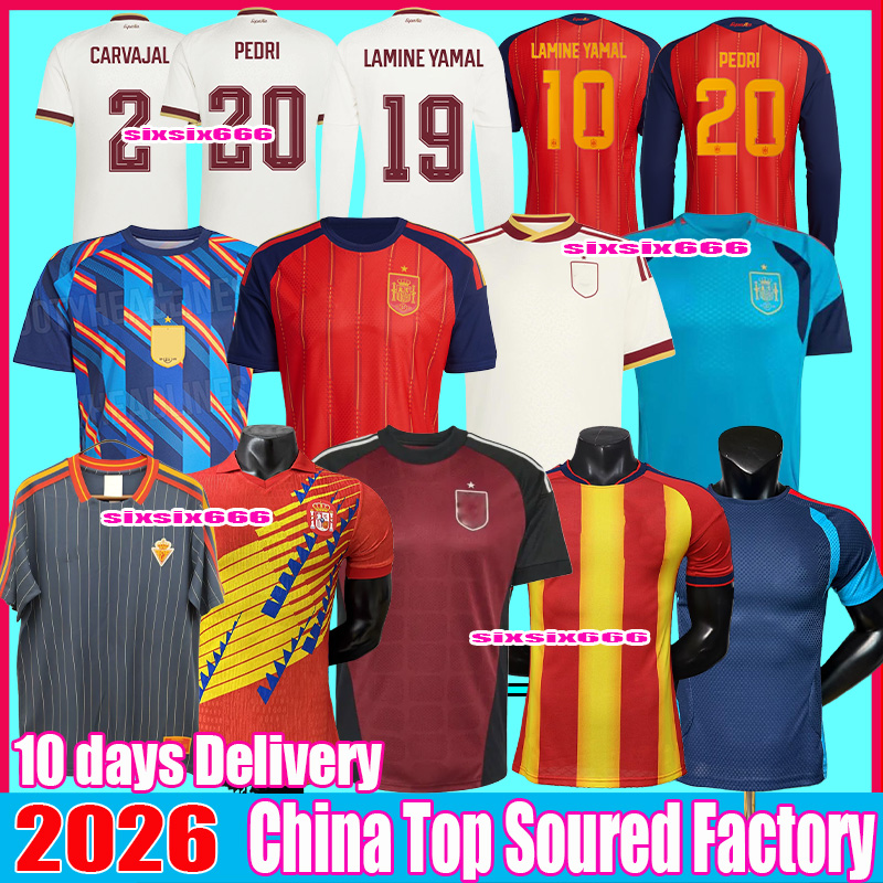 spain jersey 2026 spain world cup Spain 2026 jersey camiseta espa a 2026 PEDRI LAMINE YAMAL CARVAJAL espanol footall jerseys espa a futbol mundial 2026 Spain