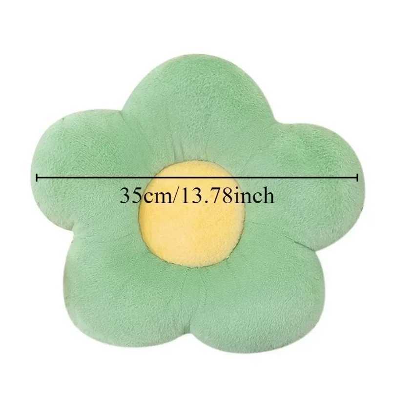 35cm Colorful Flowers Plush Cushion Cute Soft Sunflower Pillows Stuffed Toys for Girls Home Decorations Bedroom Office Supplies H260330 - view 7
