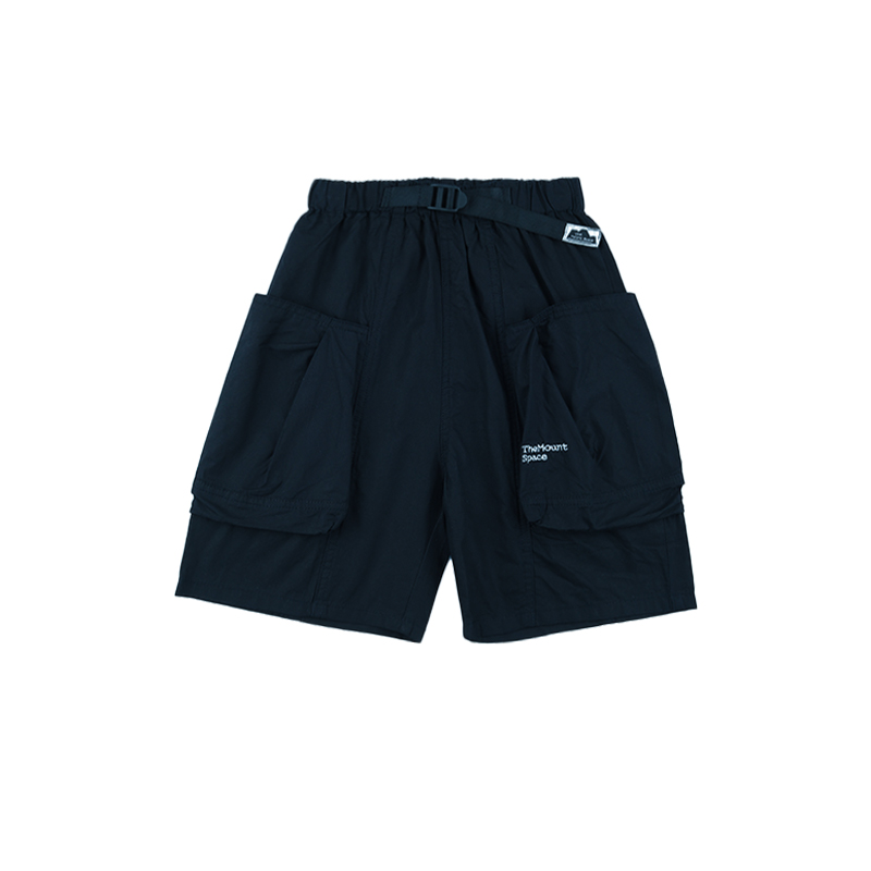 Shorts Kids Mountain Style Large Pocket Embroidered Cargo Shorts Outdoor Casual Utility Shorts 26DX3210