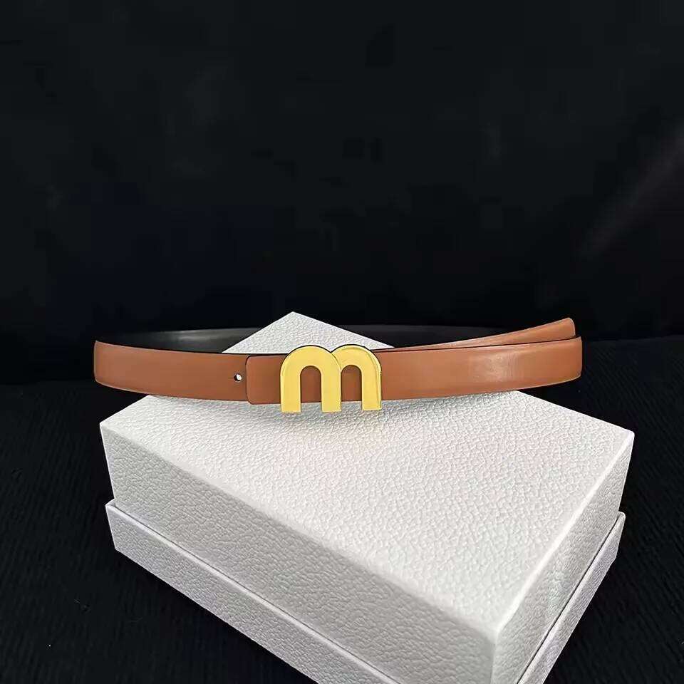 New Thin 2.5Cm Belts For Women Girls Fashion Waist Cowhide Leather Metalbuckle Belt Leisure Dress Jeans Waistband Chunjinqiuli