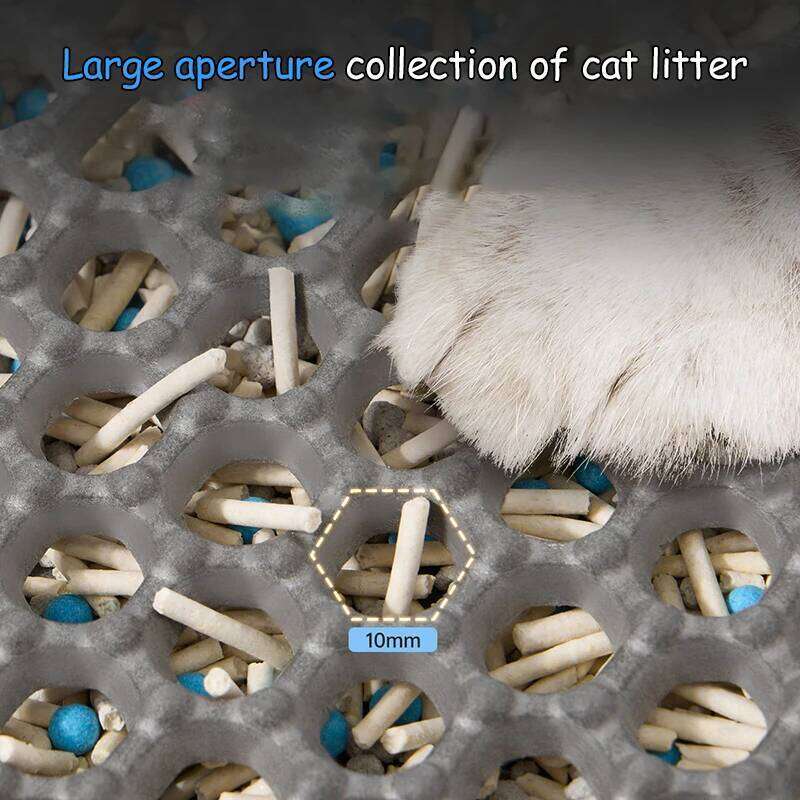 60CMX90CM Waterproof Double Layer Litter Box Toilet Nonslip Sand Cat Washable Mat Pet Clean