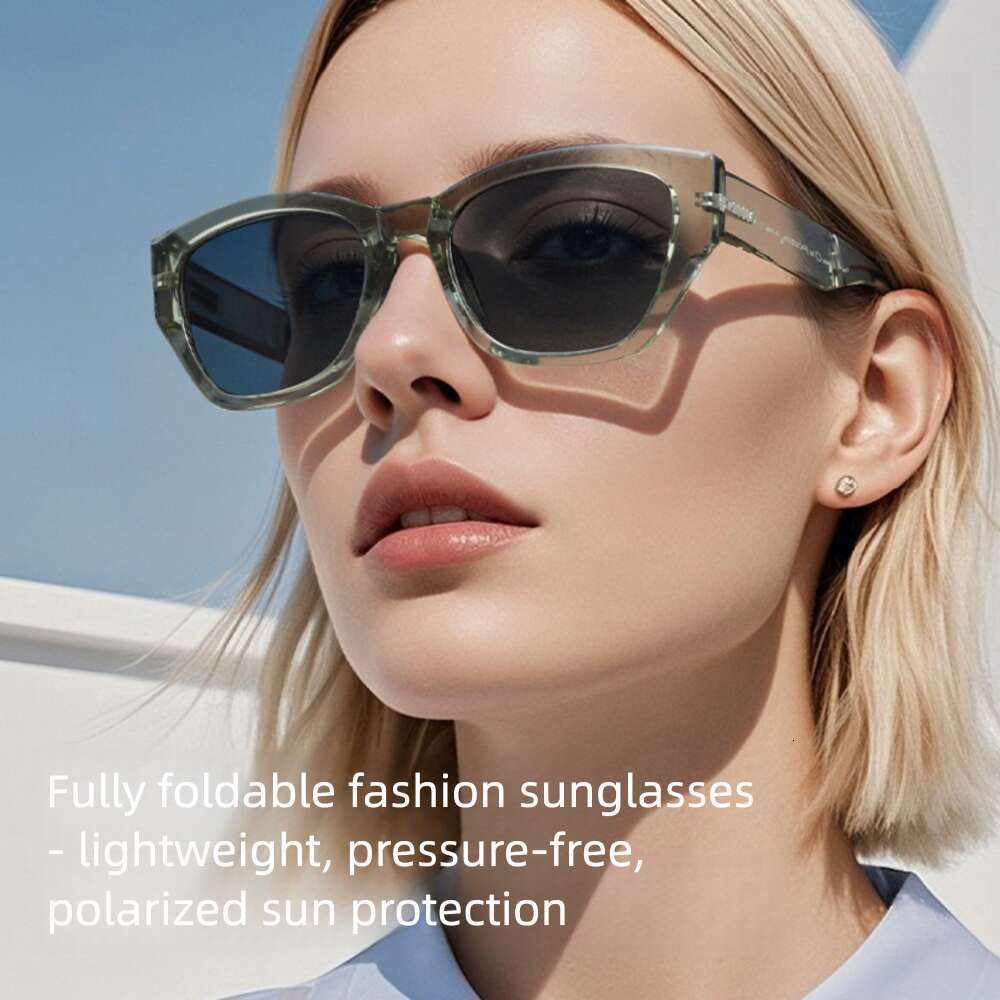 2026 New Model TR Frame Polarized Foldable Adult Sunglasses With Elastic Metal Chain And Nose Pad Kr628 Liuyuemoshang