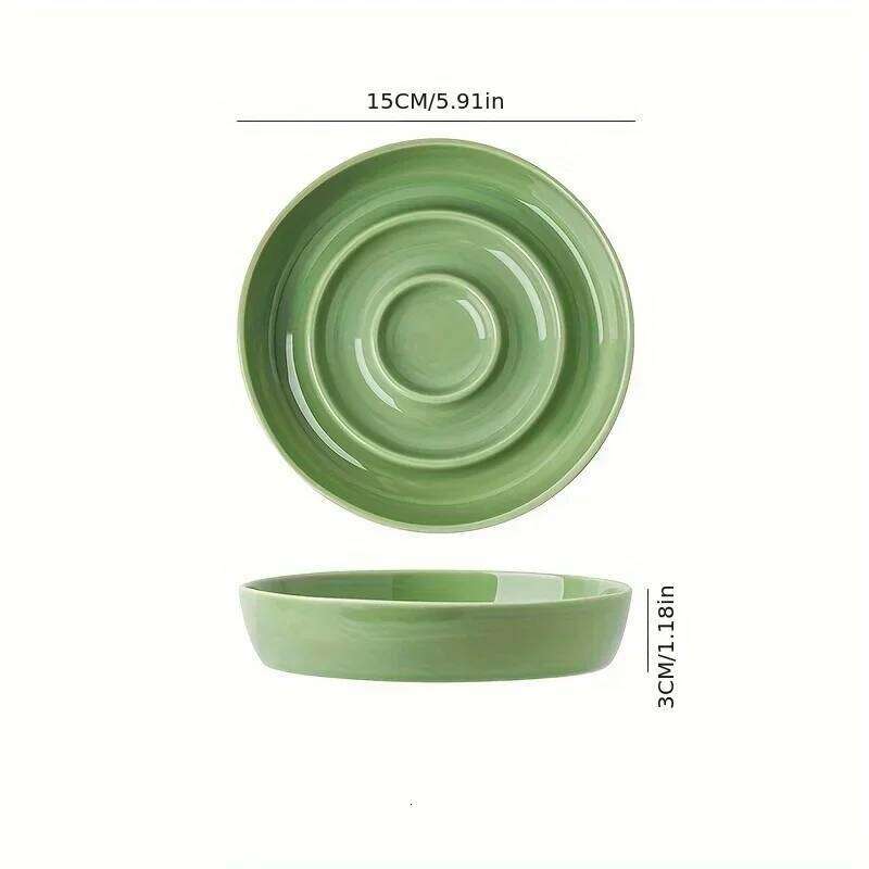 Ceramic Cat Slow Anti-choking Small Dog Food Bowl Pet Supply 26W0330