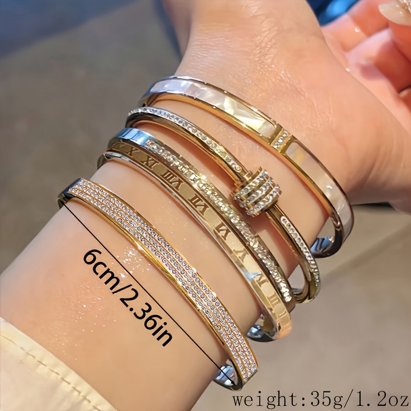 Hot-Selling Luxury Designer Bracelet Elegant Stainless Steel Jewelry Fashion Versatile Bracelet for Women Ideal Gift for Any Occasion