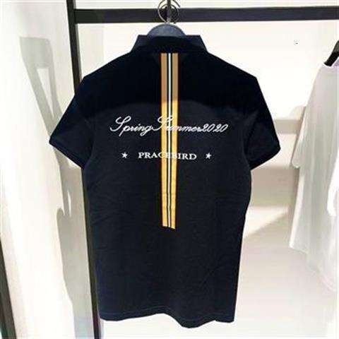 Trendy Men's Clothing Summer New Business Casual Polo With Stylish Personalized Embroidery And Print, Turn-Down Collar Short-Sleeve POLO Shirt