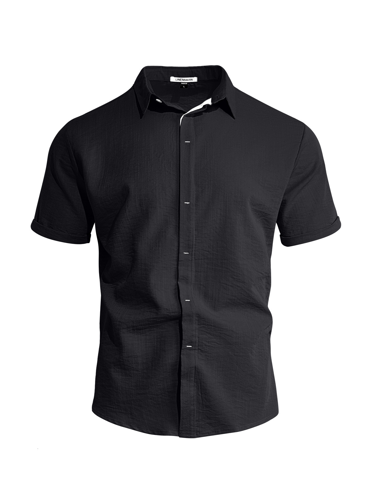 Mens designer T Shirt Tops Solid Color Button Casual Short Sleeve Shirt European American Summer Trendy Beach Vacation Tee Men Clothing