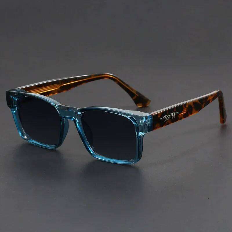 New Men's Advanced Ultra Light Coarse Frame Fashion Square Sunglasses Women Men Trendy Anti Mist Outdoor Driving Shades UV400 26Y0330