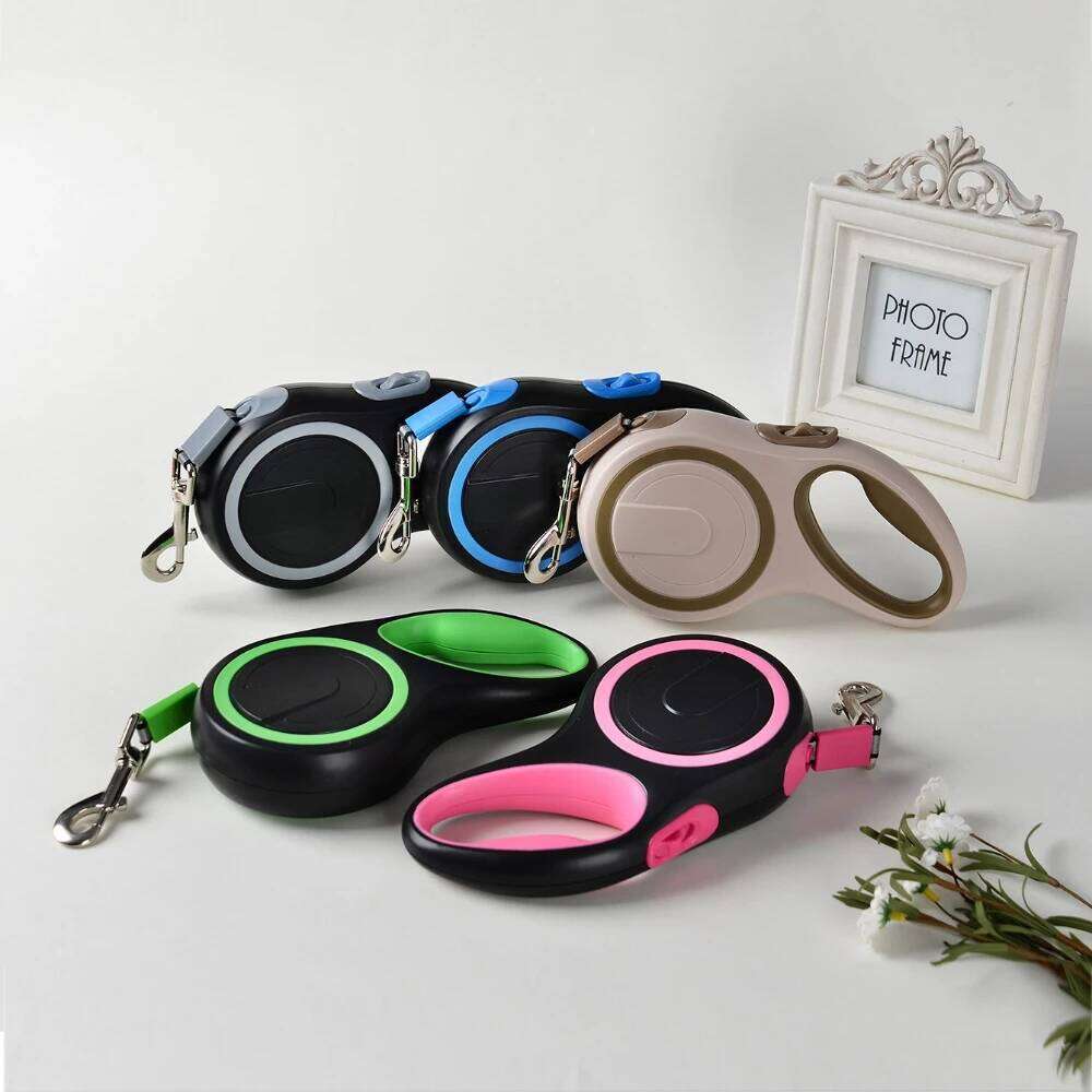 Retractable Pet Dog Leash For Small Big Dogs Hiking Running Nylon Rope Automatic Extending Puppy Belt Golden Retriever Supplies