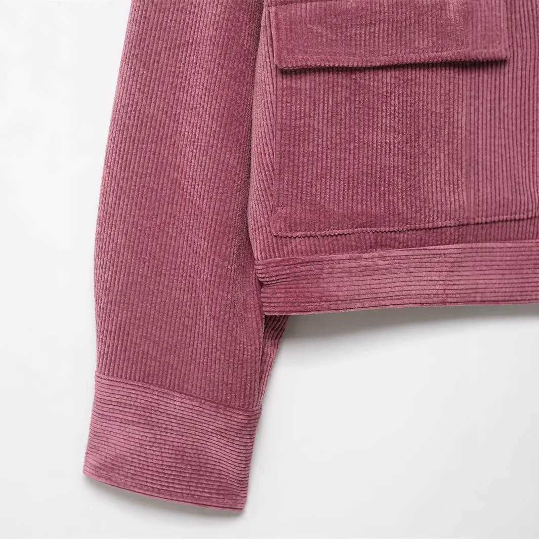 2026 Spring European And American Women Coat Casual Loose Design Long Sleeve Jacket Coat For Ladys Female Turn Down Collar CoatT260328