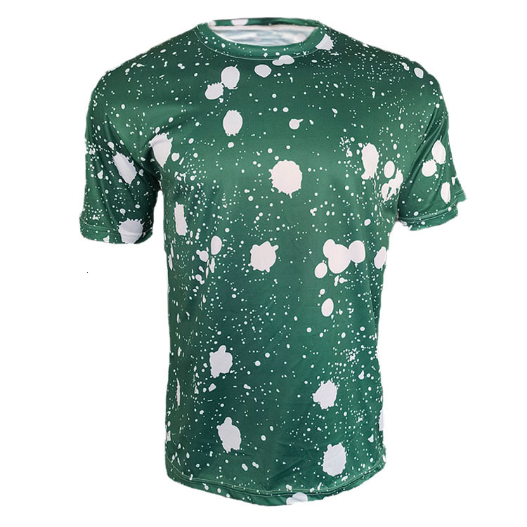 Modern Fashion Digital Printed Round Collar Tee for Males Comfortable Lightweight Fabric