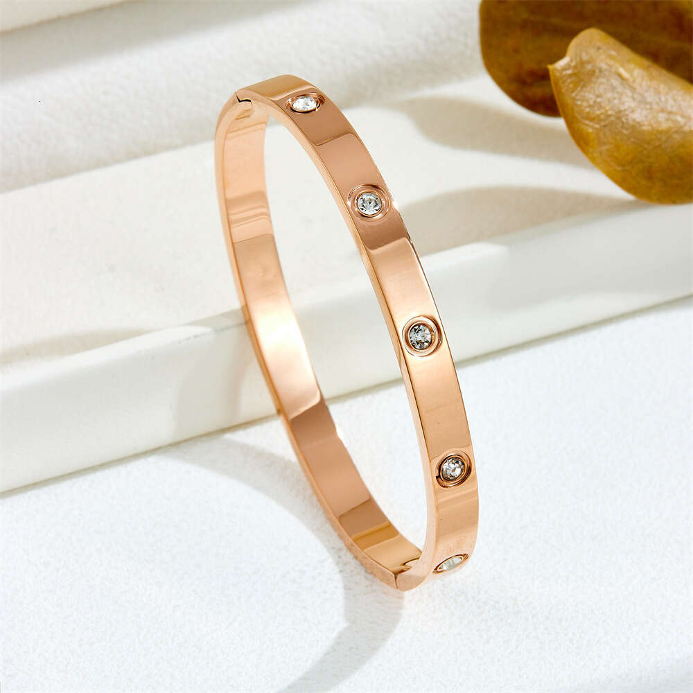Bracelet Geometry Bracelet Popular Fashion Temperament Hand Accessories Wholesale INS Style Elegant Full Diamond Bracelet Designer Bracelet Luxury Jew - view 7