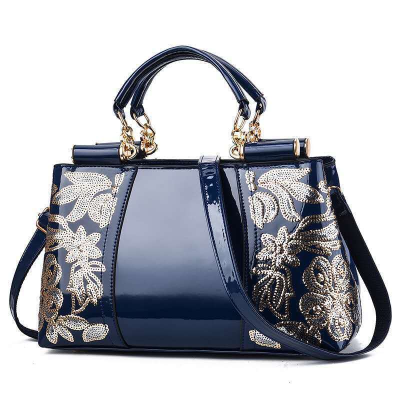 TB BHULAMTE Designer Luxury Women's Handbag 2026 New Fashion Patent Leather European And American Shiny Leather Elegant Handbag Single Shoulder C