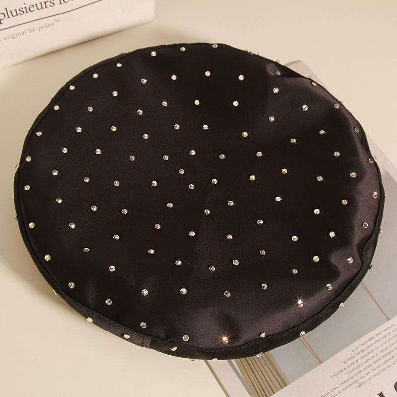 Women's thin beret for Design Dainty summer, popular on Instagram, British and Korean style, with star pattern, makes the face look smaller, pain