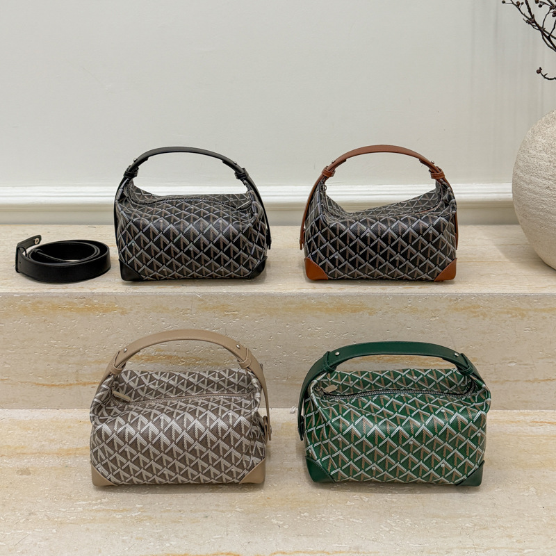 Free Shipping High Value Geometric Pattern Crescent Bag for Women Vintage Hobo Crossbody Bag with Leather Strap