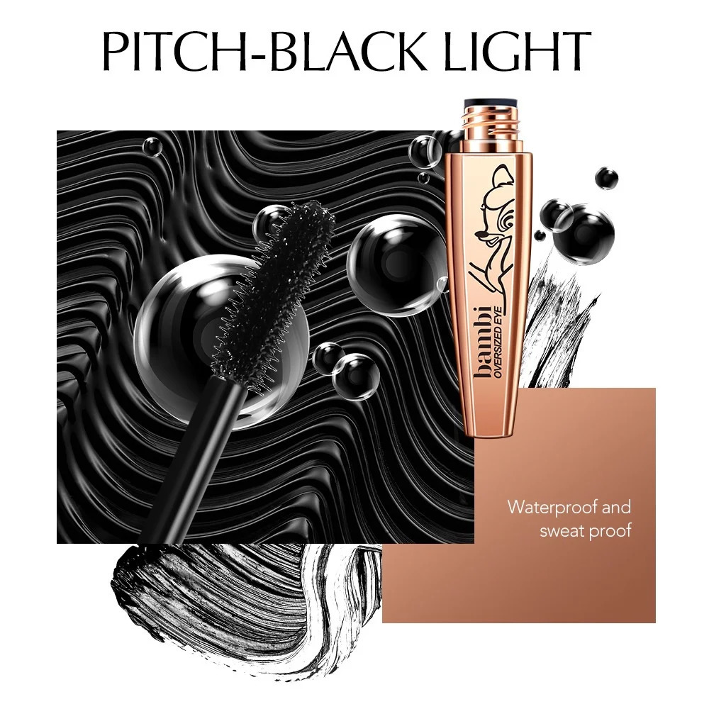 Deer Eye Black Long Lasting Mascara Womens Waterproof Makeup 260316