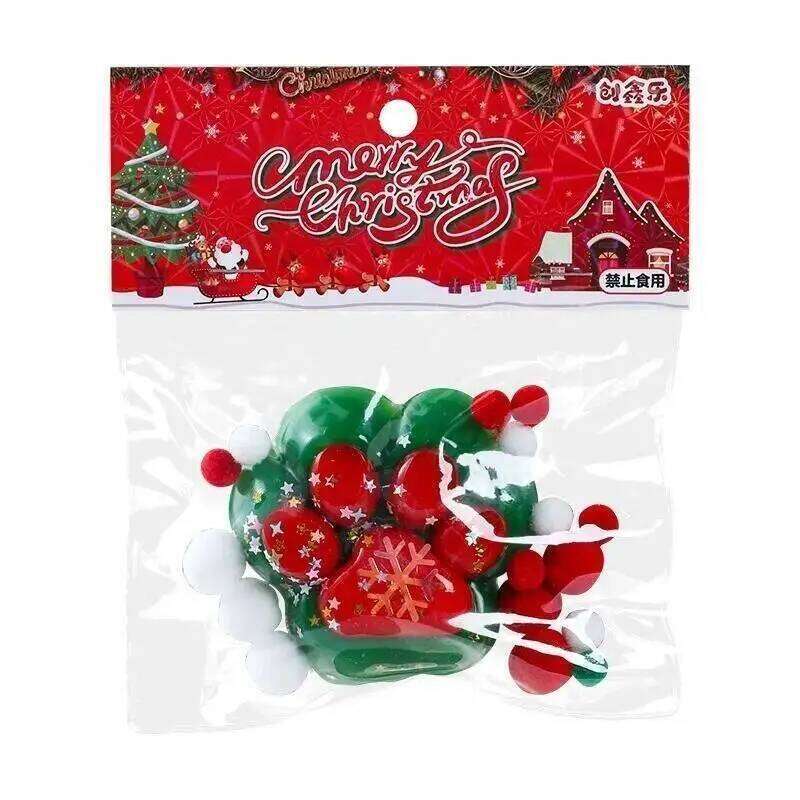 Christmas Claw Squishy Fidget Cute Slow Rebound Stress Relief Pinch Decompression Xmas Gift Cat Paw Soft Squeeze Toy