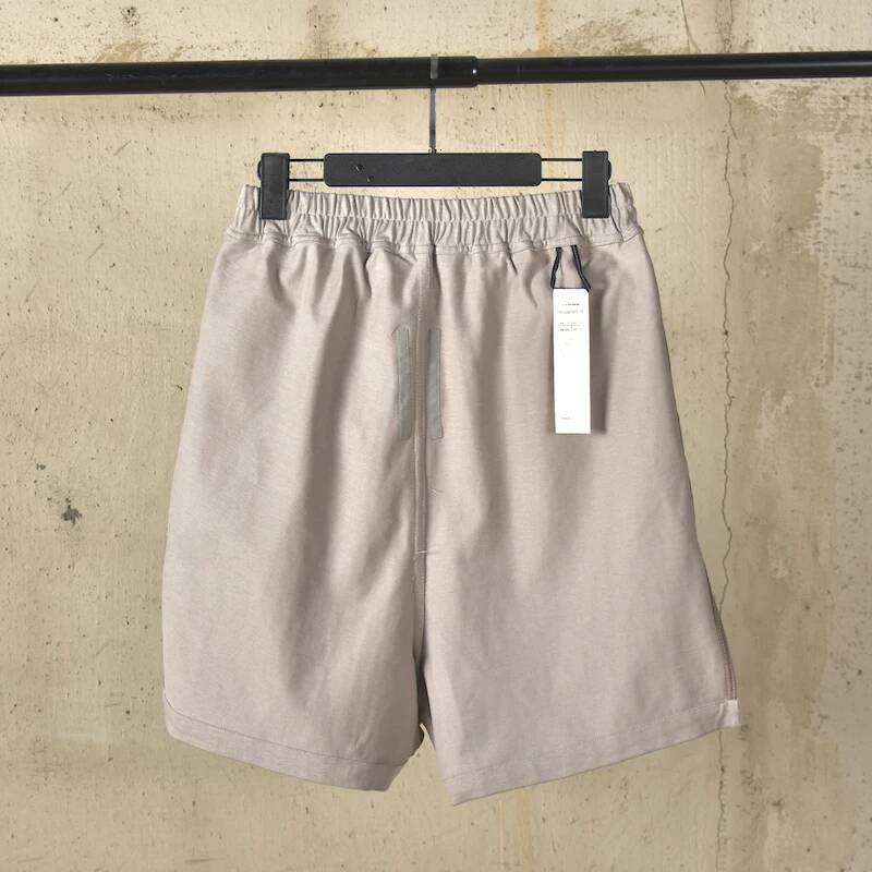 Cotton Knitted RO Dark High Street Split Men's Elastic Waist Summer Fashion Casual Loose Shorts