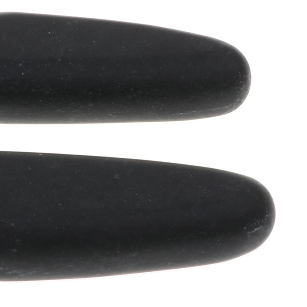 2pcs Massage Stones Natural Lava Basalt Heated Warmer Stone Body Heating Smooth Massage Stones for Spa Massage 260316