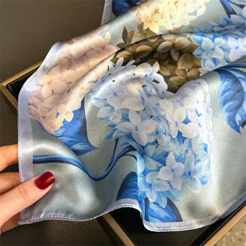 100 Silk Scarf Bandana Women Square Scarves Wrap Kerchief Mulberry Silk Spring Fashion Luxury High Quality Headband Hijab Shawl Z260330