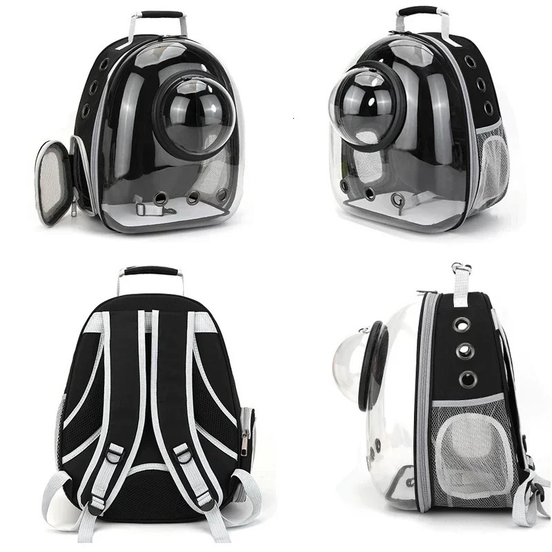 Pet Cat Carrying Bag Space Pet Backpacks Breathable Portable Transparent Backpack Puppy Dog Transport Space Capsule Bags 260316