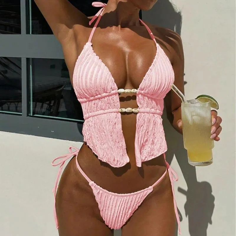 Women's Swimwear Sexy Bikinis 2026 Female Swimsuit For Swimming Wear Bathing Suits Brazilian Bikini Set Beachwear Pool Bather