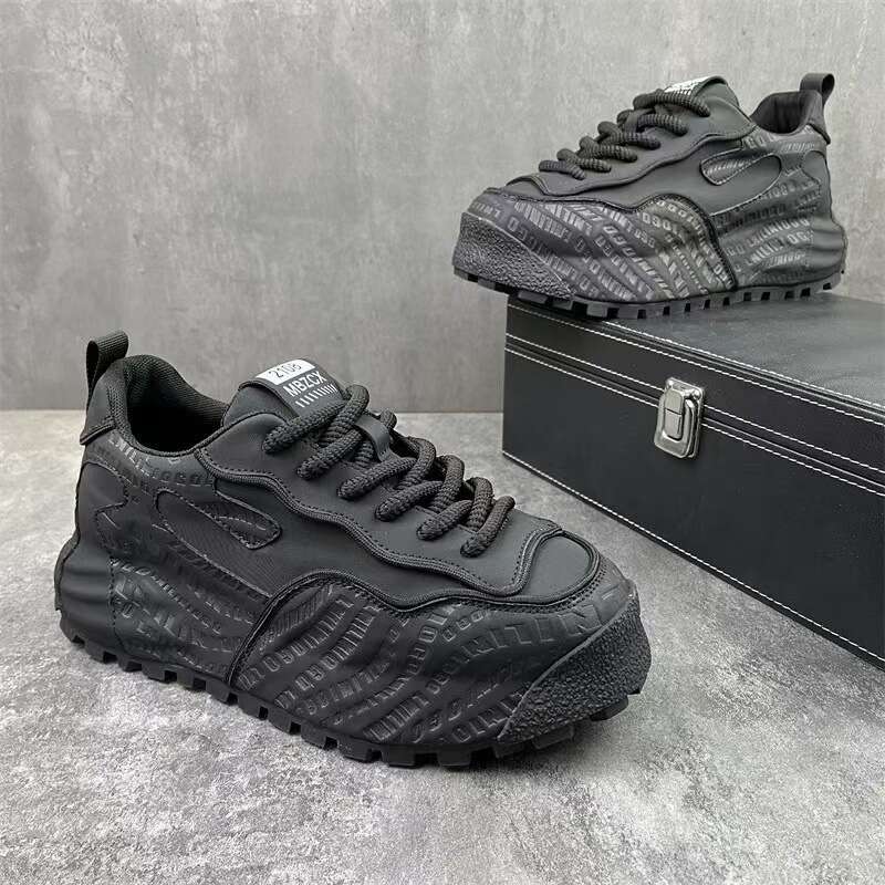 Free shipping New Men's Spring and Autumn Versatile Sports Casual Height-Increasing Thick-Soled Dad Shoes