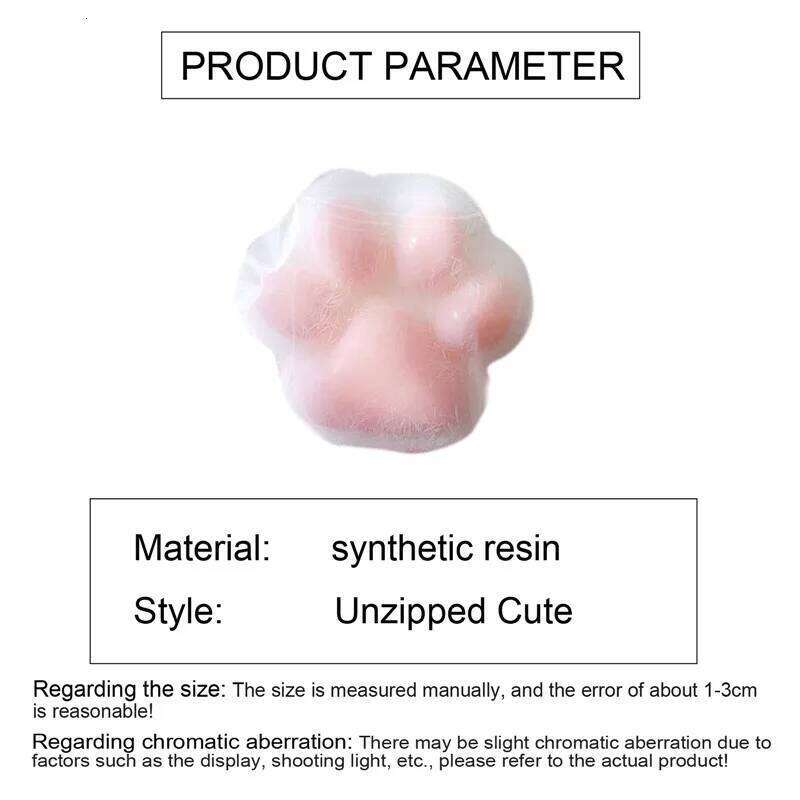 Dropshipping Fidget Mini Squishy Toys Kawaii Plush Soft Cat Paw Transparent Silicone Cube Stress Relief Squeeze Toy