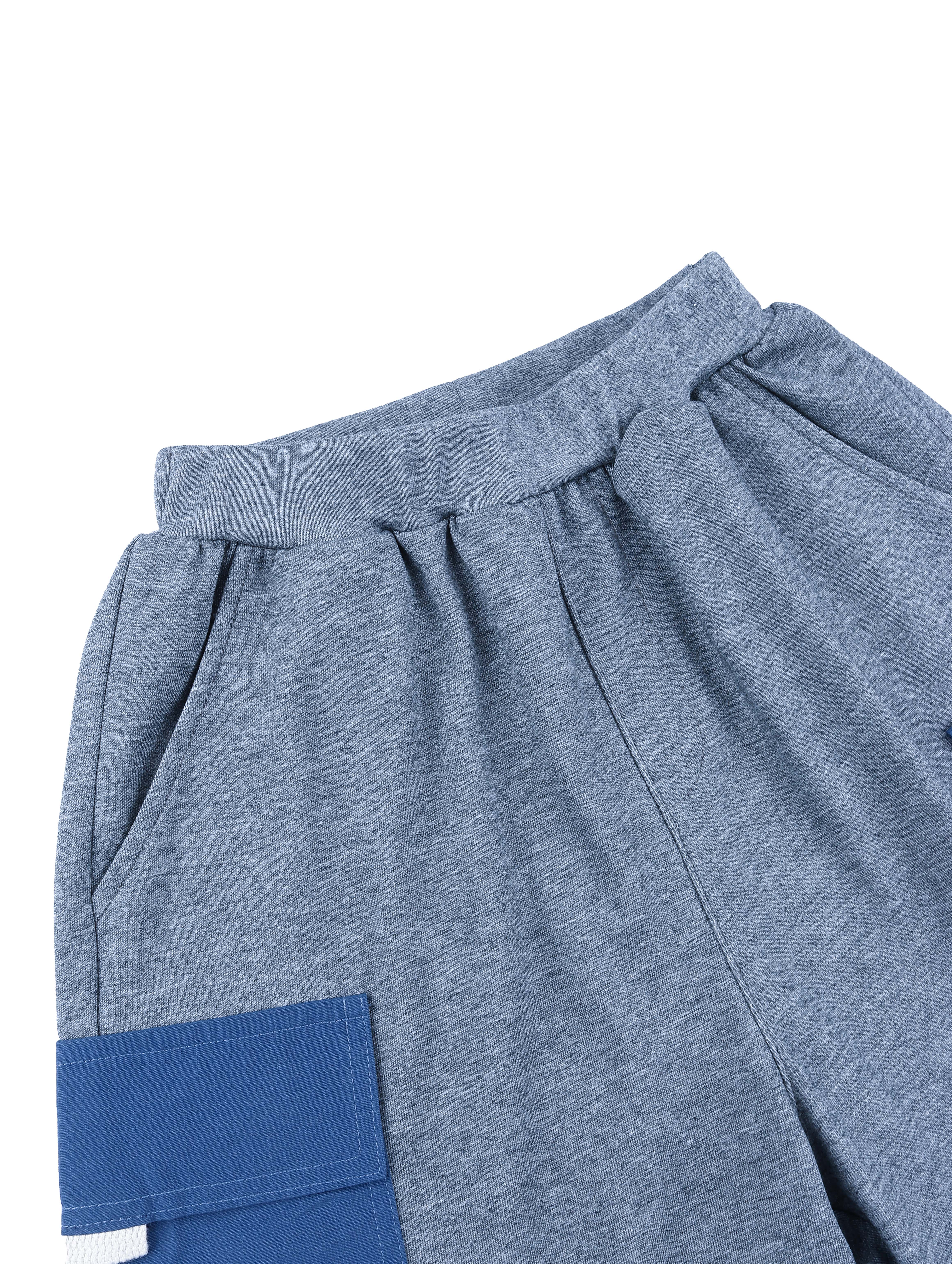 Shorts Kids Mountain Style Color Block Pocket Knit Shorts Casual CAMP Graphic Athletic Shorts 26DX2100