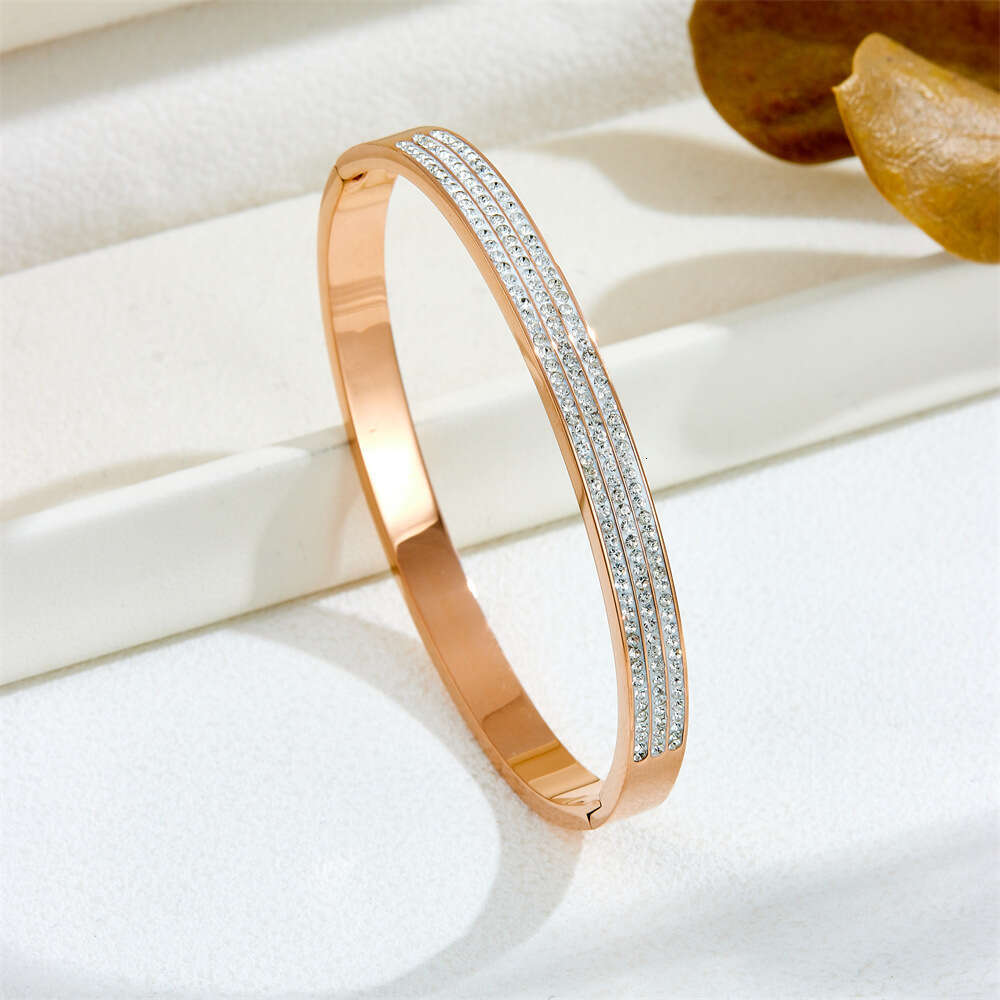 Bracelet Geometry Bracelet Popular Fashion Temperament Hand Accessories Wholesale INS Style Elegant Full Diamond Bracelet Designer Bracelet Luxury Jew - view 5