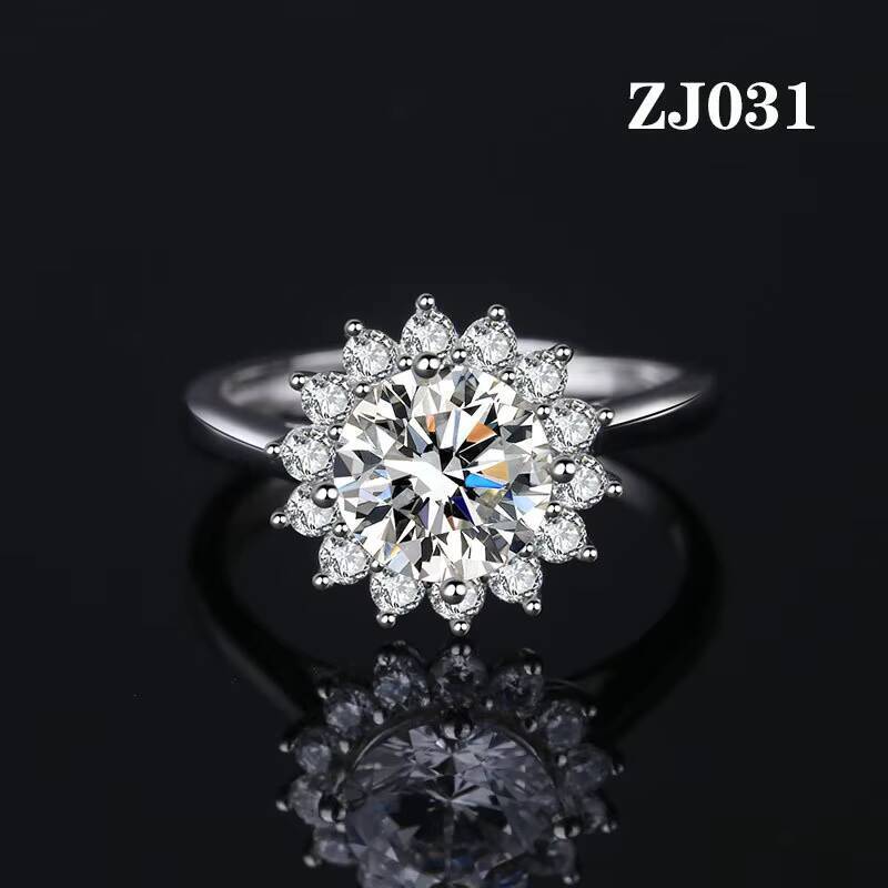 Madonna 6/7/8/9ct ZhengZhou Lab Created Diamonds Rings Grower Moissanite Custom Wholesale