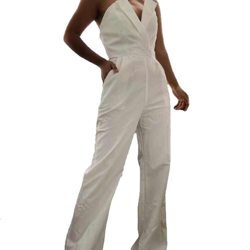 2026 Cross-Border Foreign Trade Spring/Summer Long Dress, New Chinese-Style with Slanted Collar, Mid-Waist, Elegant Commuting Jumpsuit