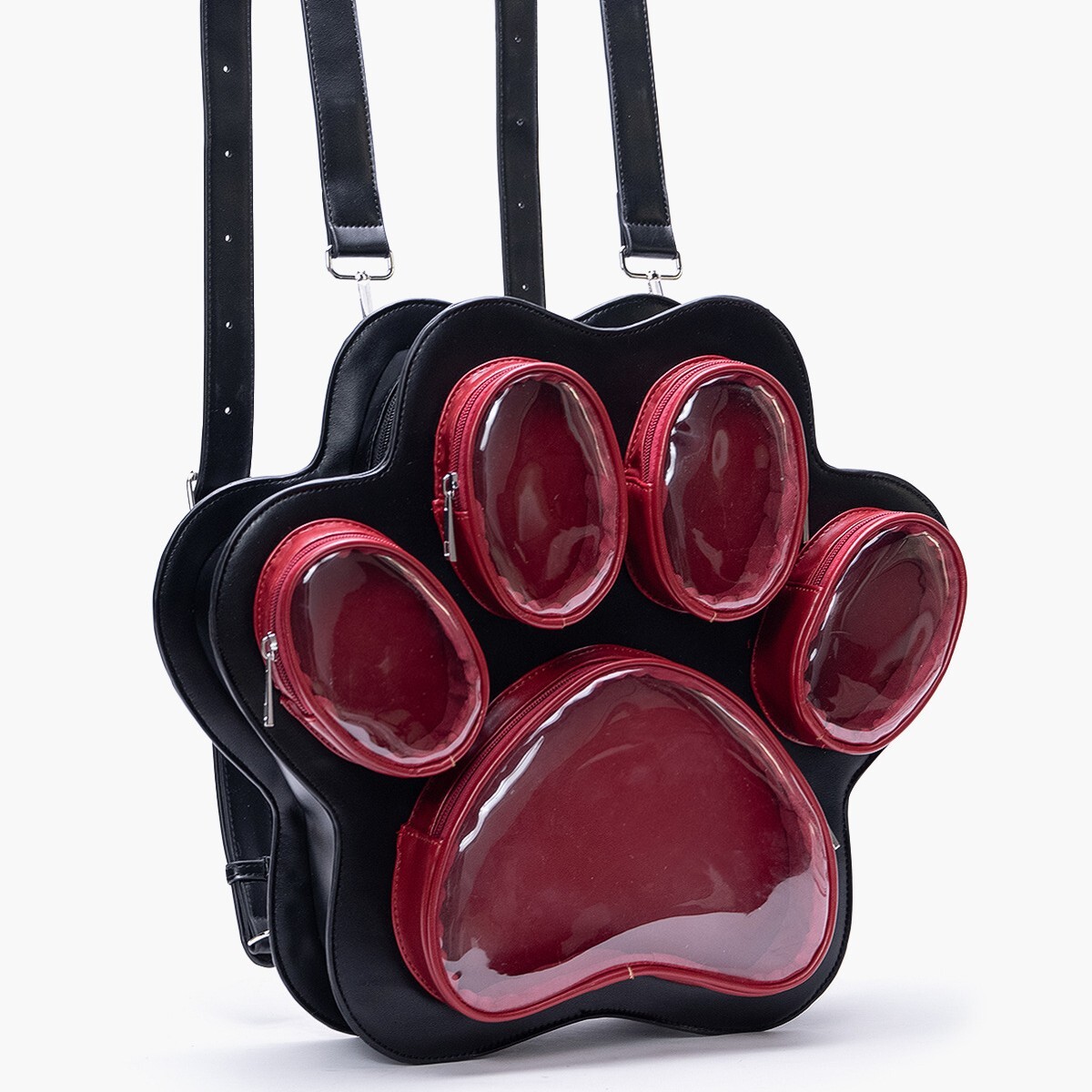 2026 New Multi layer Cat Claw Handbag, Cute Japanese Girl Shoulder Bag, Fashionable Multi functional Cross Backpack, Designer Bag