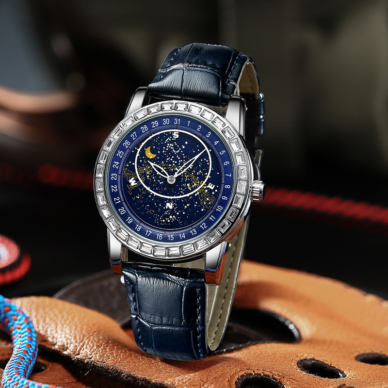 Watches Men Designer Modern Retro Stainless Steel Watch Band Moissanite Classic Diving Daily Wear Reloj Hombre Homme Montre De Luxe