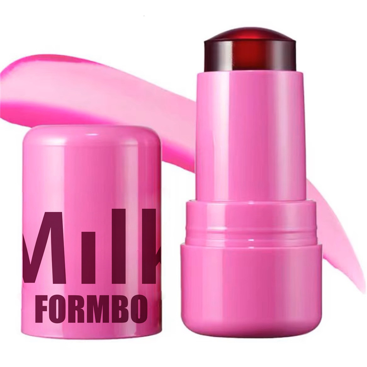 Original Milk Makeup Blush Stick Cooling Water Jelly Tint Jelly Blush Stick Watercolor Multi-Use Matte Blush Lip Tinted Makeup 240624