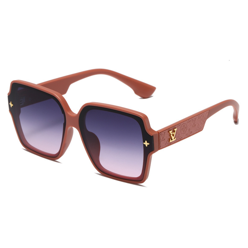 Luxury Brand Designer Sunglasses 2026 New Fashion Square Frame Sunglasses For Women, Style, Light Luxury, UV Protection, Large Frame, Versatile Glasse