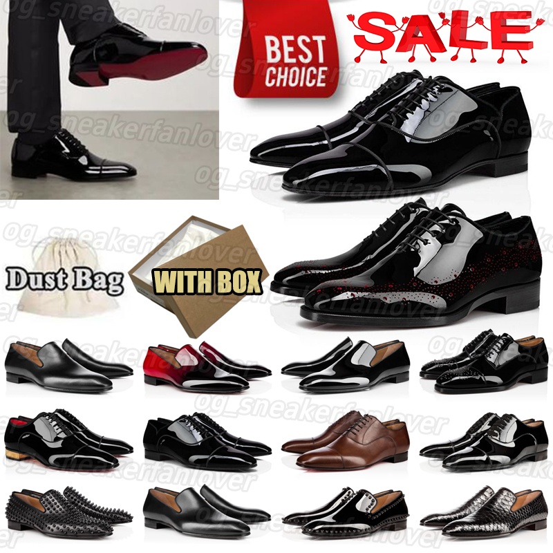 Designer Dress Shoes men genuine leather patent shiny mens low-top casual wedding shoes business leather shoes 39-48