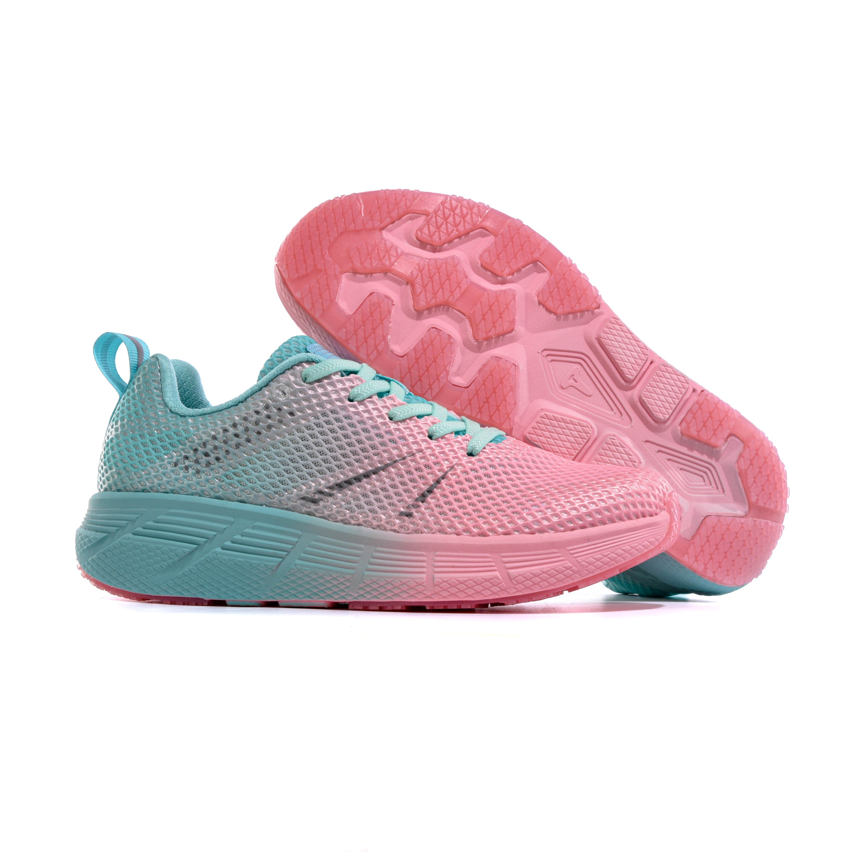 TREEPERI Casual running shoes, thick-soled cushioned running shoes, unisex marathon racing training shoes, rope skipping aerobics, shock-absorbing bre
