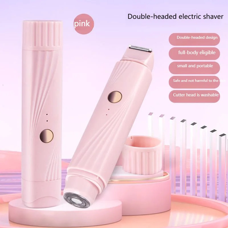 Bikini Trimmer for Women Electric Razor Female Body Epilator Shaver Legs Underarm Face Hair r 260317