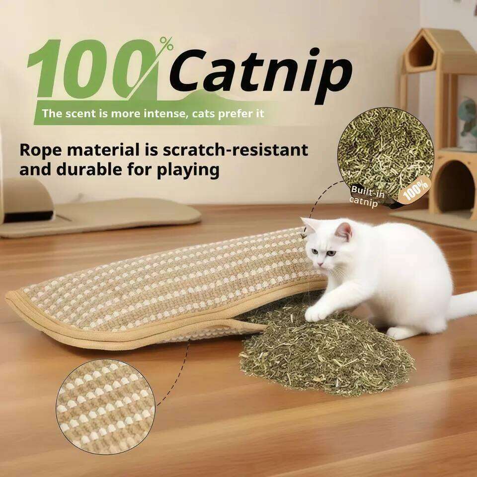 Scratcher Interactive Cat Pillow Kitten Claw Grinder Scratching Post for Cats Chew Bite Toys Catnip Toy