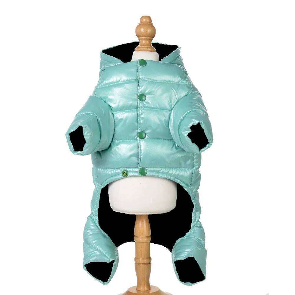 Waterproof Clothes Pet Jacket Coat For Small Medium Dog Winter Windproof Puppy Hooded Clothing Chihuahua Pug Jumpsuit