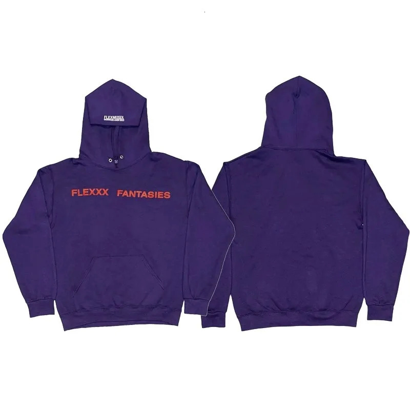 Men OSAMASON JUMPOUT Flex Purple Color MERCH Pullover Hoodies Hoody Hooded Sweatshirts velvet Cotton Thick Fleece US E91 260327