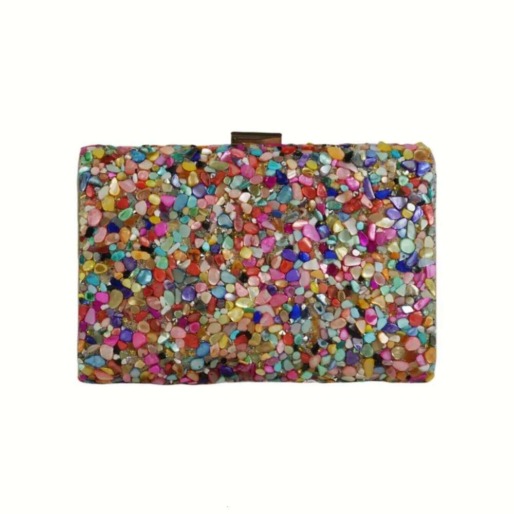Chinese Embroidery A Beautiful Noble Banquet Bag With Colorful Stones Suitable For Ladies Parties Gatherings And Weddings Clutch Bags