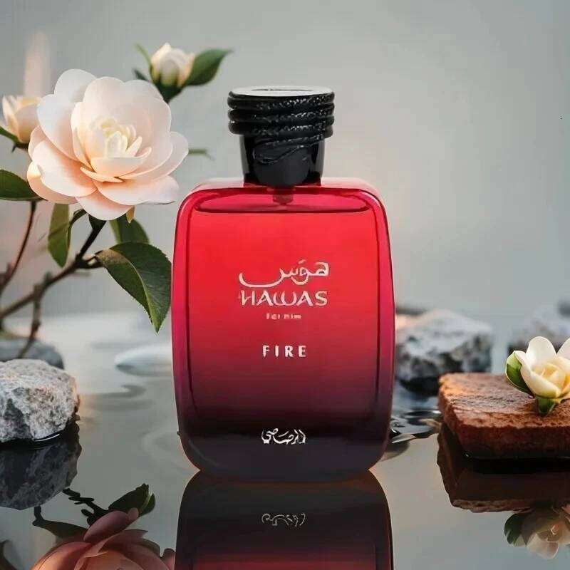 Hawas Fire Rasasi para Hombres y Mujeres 100ml/3.4oz Intense perfume, 100 ml 3.4 fl oz, brand new in box, perfect gift. 26Y0330
