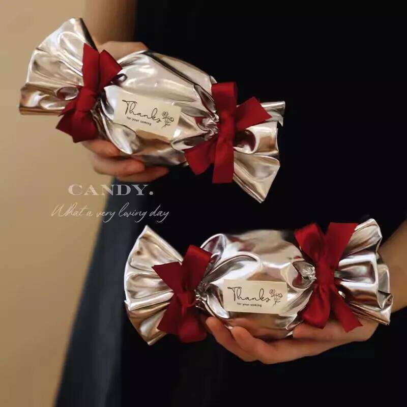 Chinese Embroidery 10/20Pcs Premium Wedding Candy Box Baby Shower Favors Gift Bag Packaging Guest Party Supplies