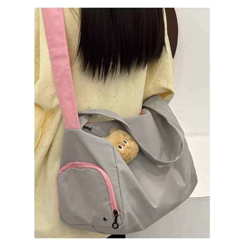Short Trip Shoulder Crossbody for Women, Casual Commuting Sports Gym Yoga Bag, College Student Class Bag