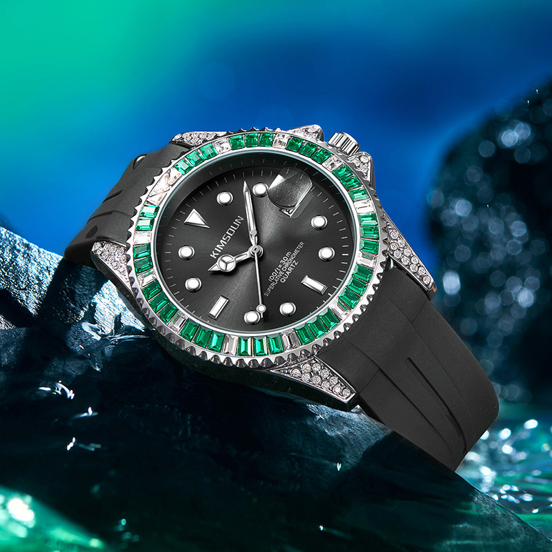 Watches Men Designer Waterproof Elegant Chic Modern Horloge Diamond Luxury Daily Wear Swimming Reloj Hombre Homme Montre De Luxe