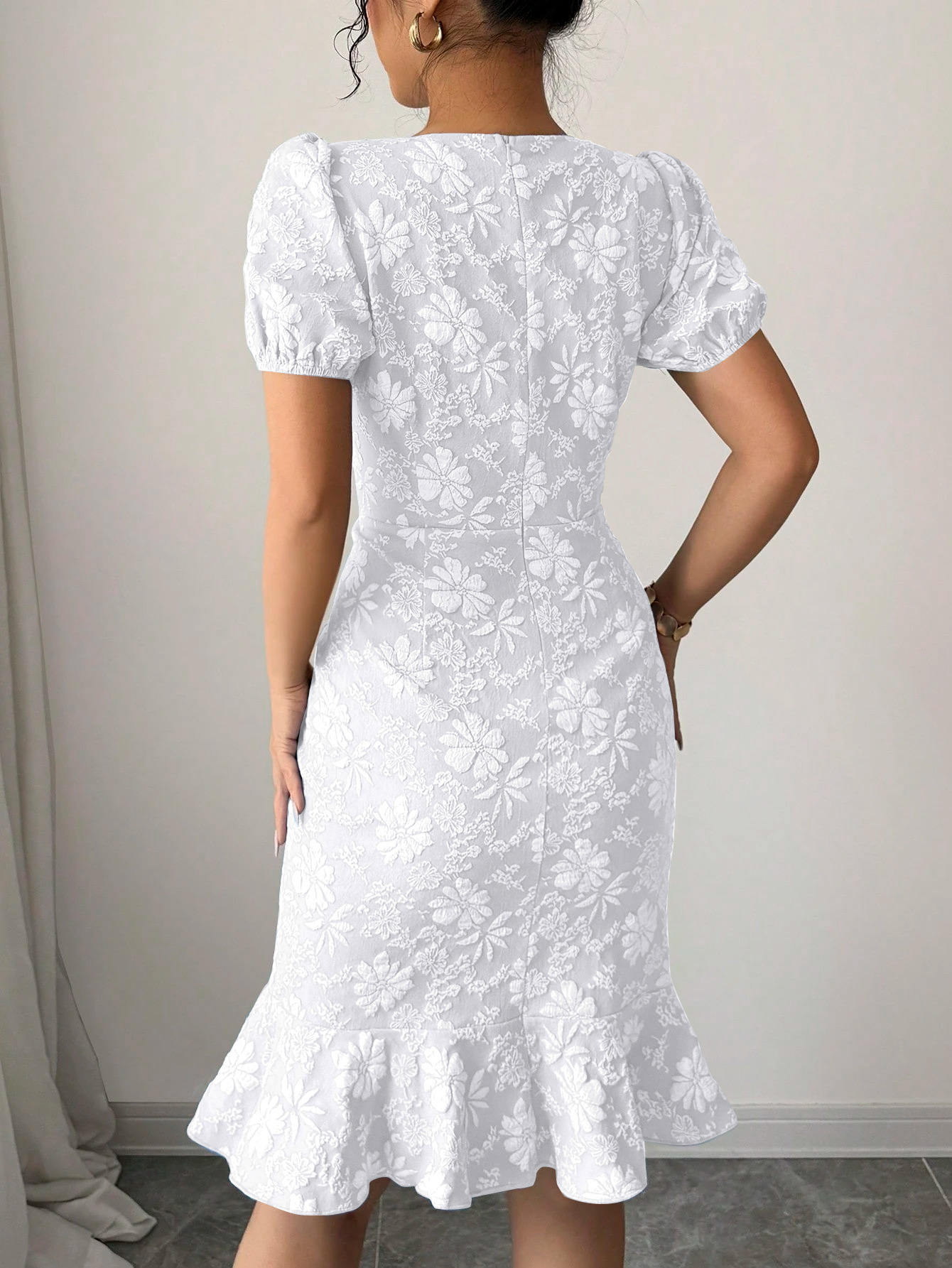 Basic & Casual Dresses 2025 Summer New Slim Hip Fashion Temperament Commuter Casual Versatile Dress